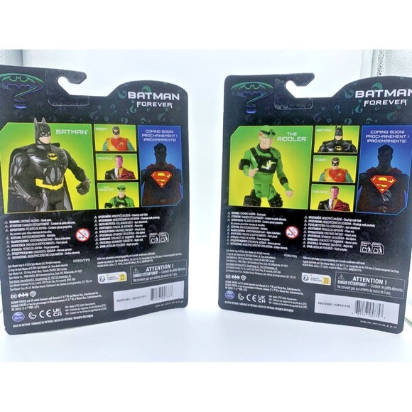 Batman Forever DC Retro Collection Target Exclusive 4 5" Figures Riddler Batman - Picture 5 of 5